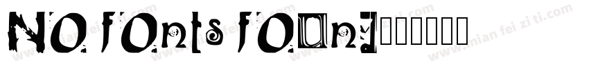 No fonts found字体转换